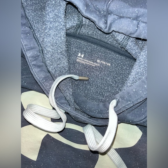 Under Armour Rival Hoodie Blue Sweatshirt Women’s XL - Picture 3 of 6